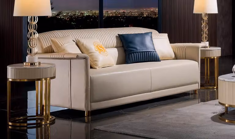Sofa 3 Sitzer Couch Wohnlandschaft Garnitur Design Modern Sofa Sitz Dreisitzer