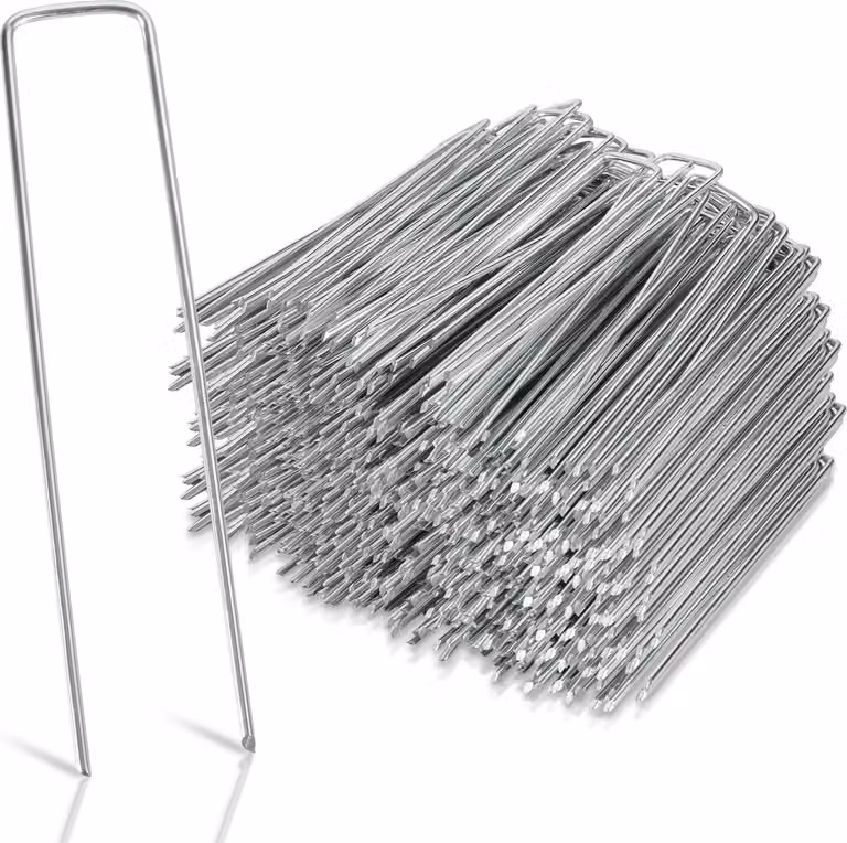 300 pezzi Ø2,8 mm ancoraggio a terra 150x25 mm ancoraggio di fissaggio chiodi a terra in acciaio zincato ancoraggio a terra