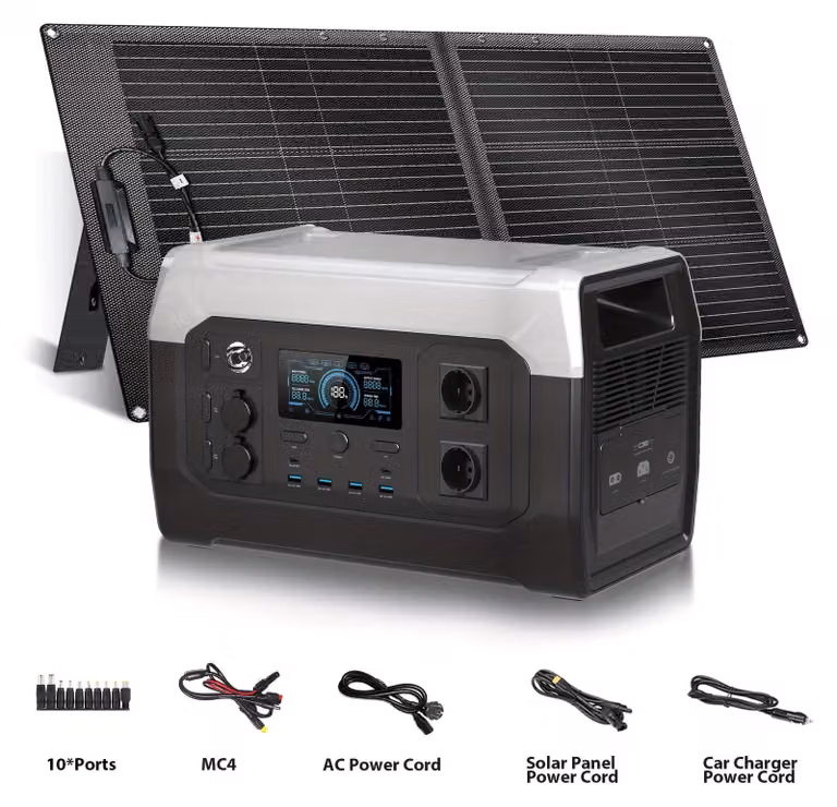 Centralina elettrica portatile - Generatore portatile - Alimentazione di emergenza - Batteria per campeggio - Soluzione energetica mobile
