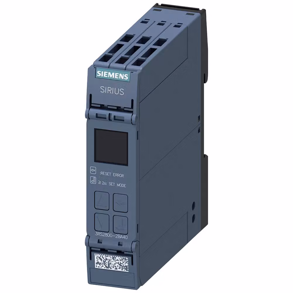 Relè di temperatura Siemens, universale, display, IO-Link, 2 W, connettore a molla 3RS28002BA40