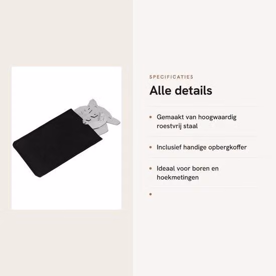 Set di 3 goniometri digitali in acciaio inossidabile - Pratico kit di strumenti