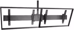 Supporto per monitor e TV da soffitto CHIEF New Fusion 2x1 Black CHLCM2X1U con portata fino a 56 kg