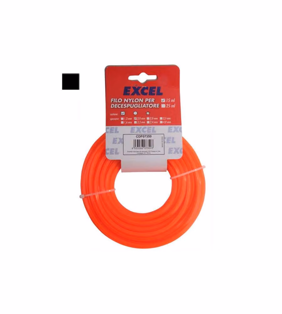 Filo Nylon Quadro          Mm 4,0 M 15 Excel 07358