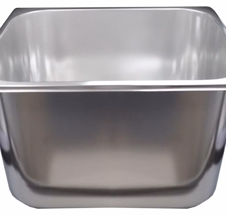 Lavello Gastronorm in acciaio inox - 24x30x20 cm