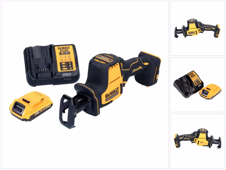 DeWalt DCS 369 D1 Sega alternativa a batteria Sega alternativa 18 V Brushless + 1x batteria 2,0 Ah + caricabatterie