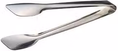 Pinza da cucina piatta in acciaio inox Piazza Effepi, colore argento, lunghezza: 29,5 cm