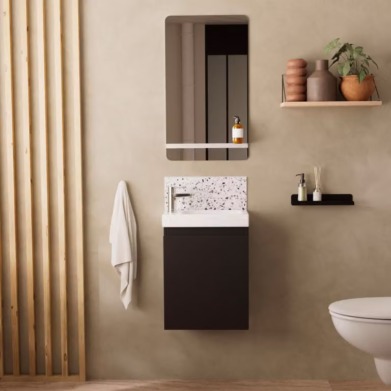 Mobile lavabo LISA + mensola a specchio