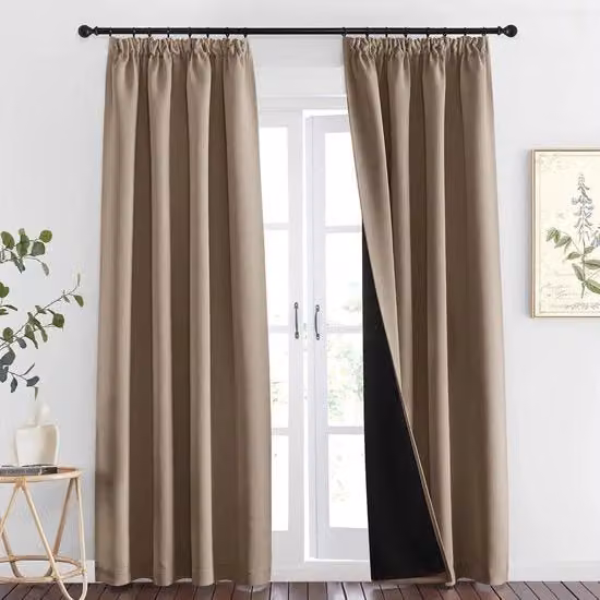 Gordini pronti da appendere con ganci - Tende da appendere subito - Tende intermedie - Tende oscuranti - Camera da soggiorno - Camera da letto - Decorazione per finestre - Casa - Arredamento