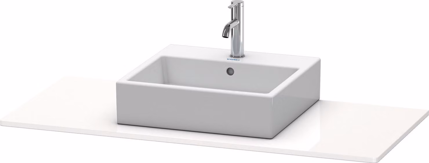 Console Duravit XSquare, 1 découpe, 1200x16x550mm, XS060F07575, XS060F07575