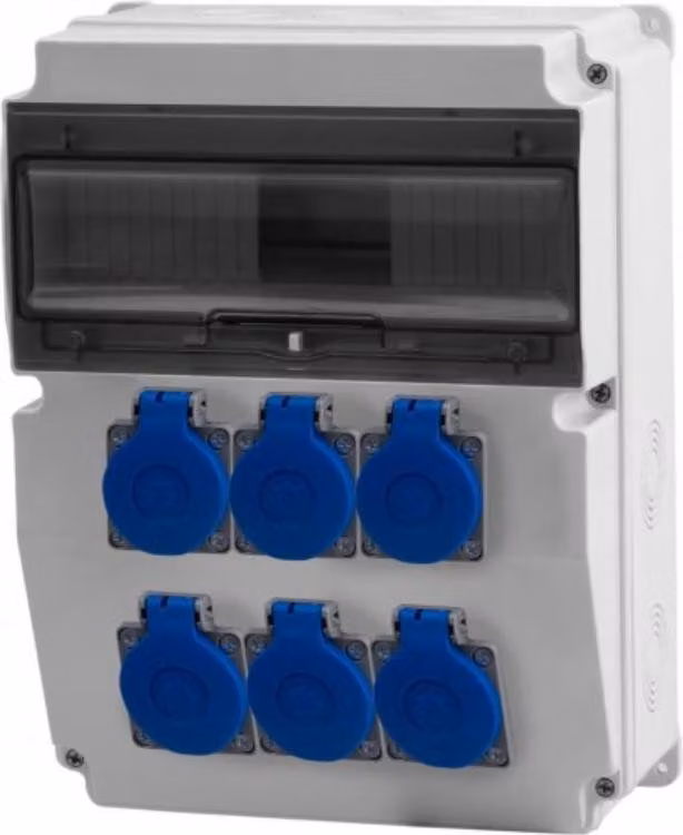 Distributore CAJA 6x230 V 12 m IP65