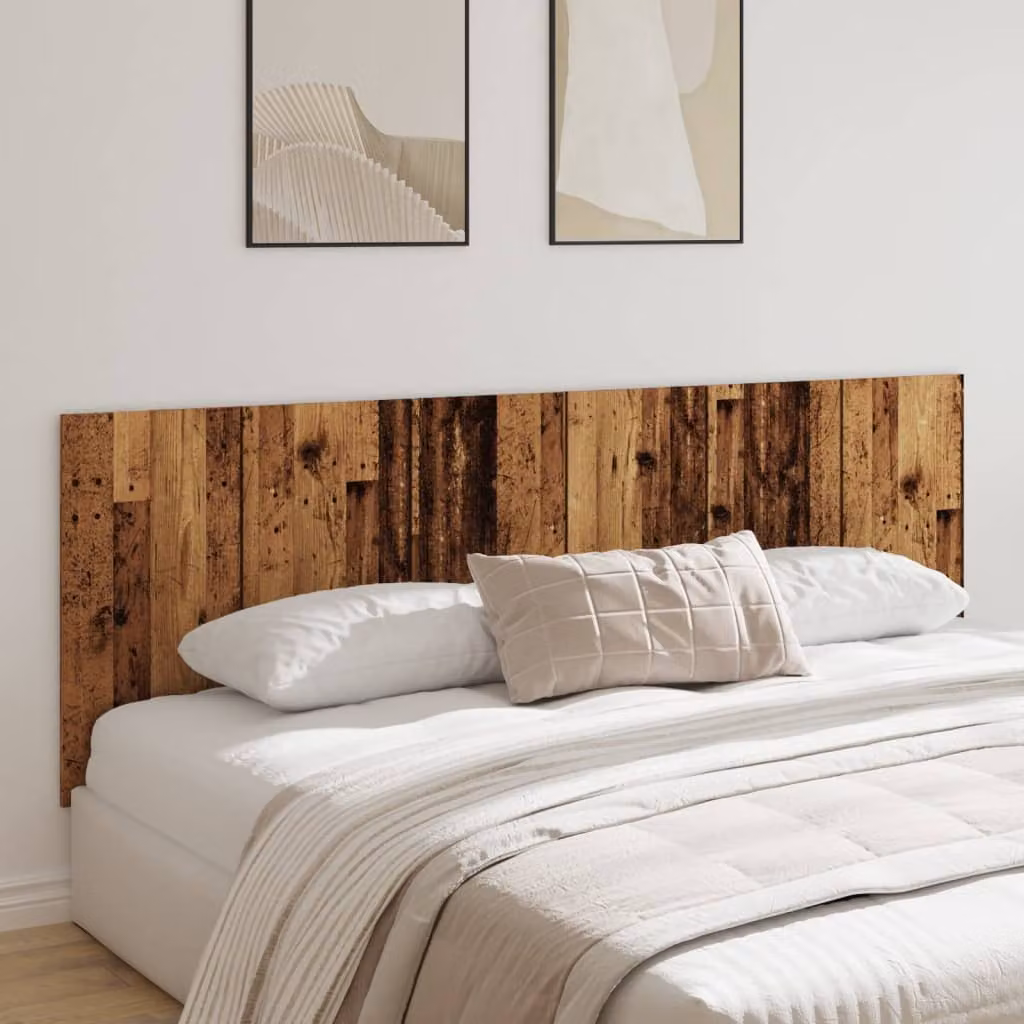 Testiera a parete vidaXL in legno antico marrone L: 240 cm, H: 80 cm, P: 1,5 cm