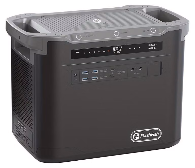 Centralina di alimentazione - Gruppo elettrogeno di emergenza - Generatore portatile - Sistema di accumulo di energia - Power bank - Batteria LiFePO4 da 1997 Wh