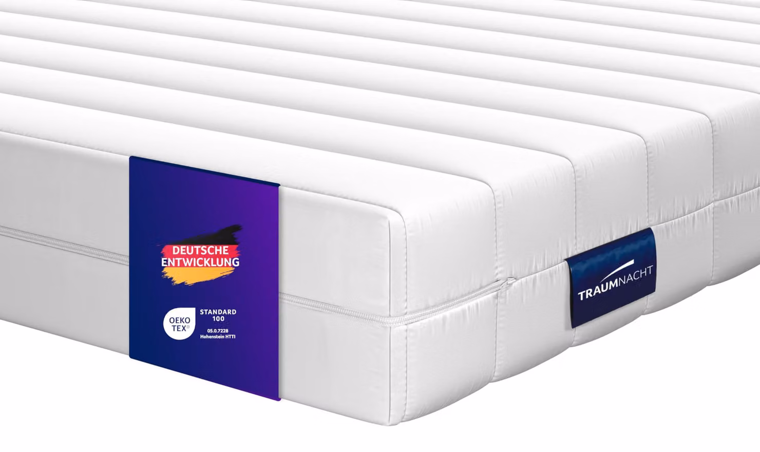Materasso in schiuma fredda Traumnacht Classic Duo, 7 zone, rigidità H2/H3, dimensioni 80x200 cm, altezza 16 cm