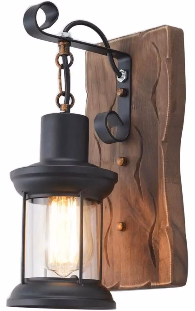 Applique, stile industriale vintage, design rustico, 1 pezzo, lampadina non inclusa
