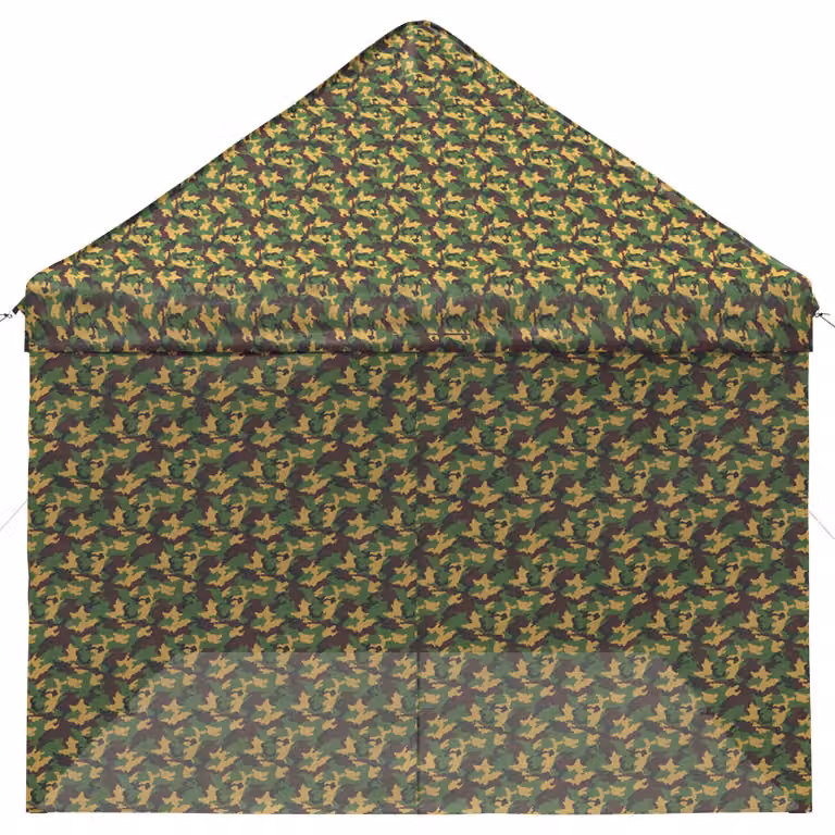 Tenda con 4 pareti, dimensioni 2,9 x 5,8 metri, mimetica militare