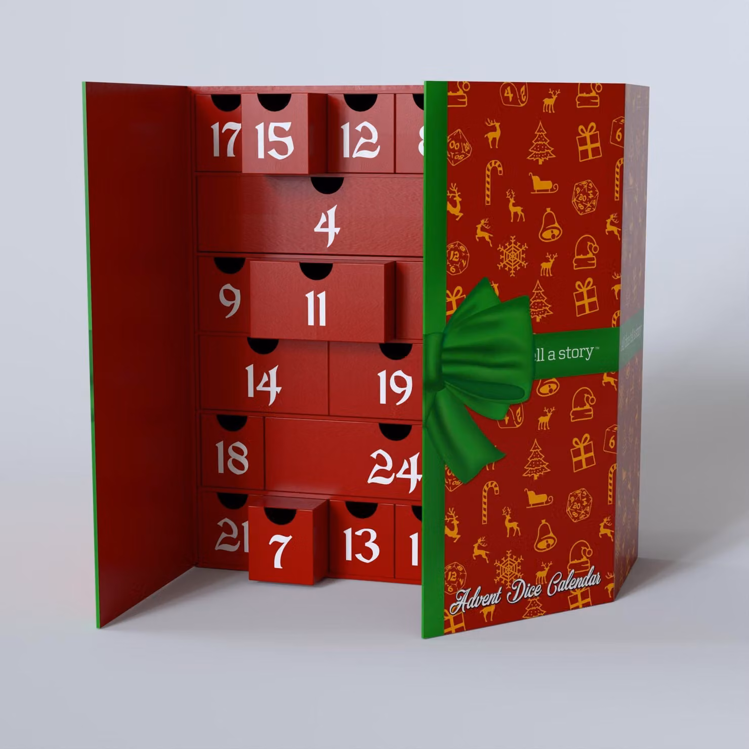 Calendario dell'Avvento a forma di cubo, edizione esclusiva