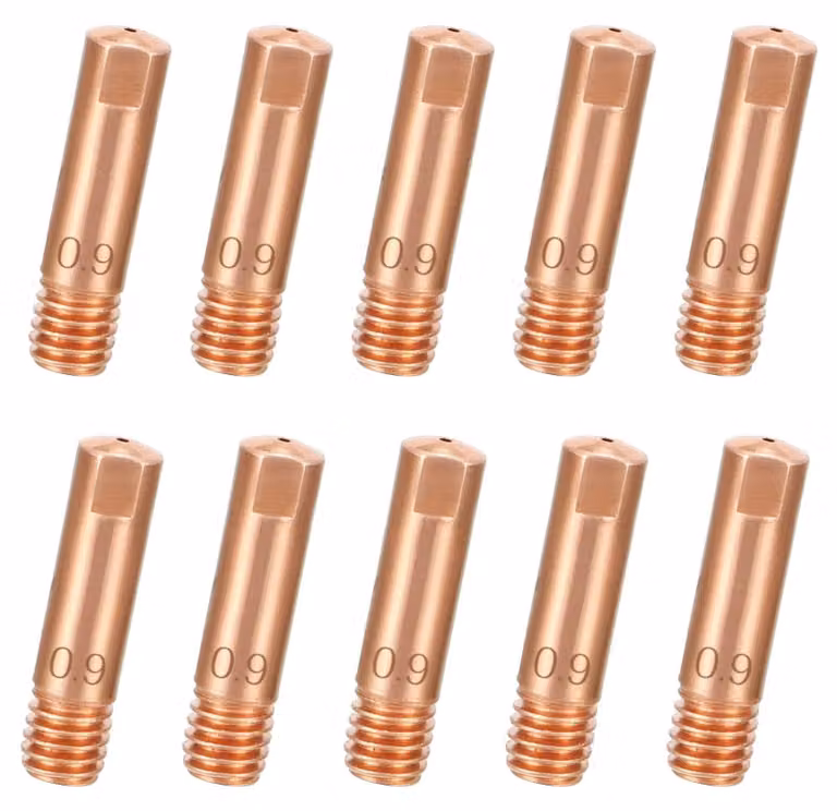 10 pezzi di ugello di saldatura per saldatrice MIG, elettrodo da 0,9 mm