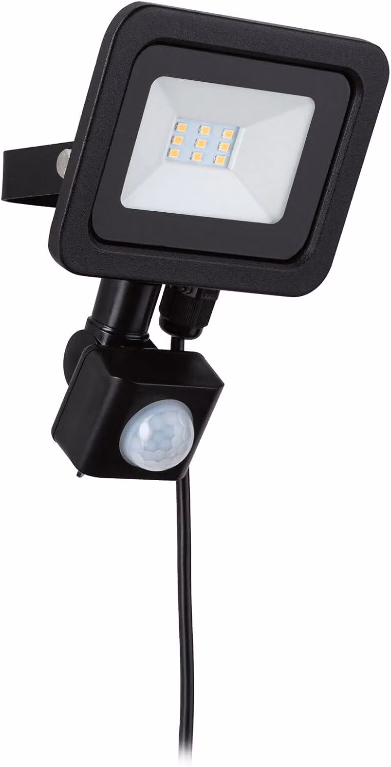 Paulmann Park + Light Bimea: Lampada da parete LED per esterni con sensore di movimento, 4,5W, 3000K, grado di protezione IP65, colore nero – Art. 94586