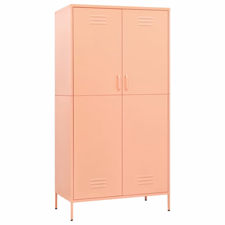 Armadio Rosa 90x50x180 cm in Acciaio