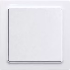 Interruttore a bilanciere Eltako E-Design55, bianco puro lucido 30055707