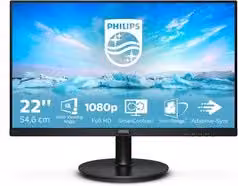 Monitor Philips V Line 221V8A 00 da 22 pollici LED Full HD 1920x1080 75Hz Nero