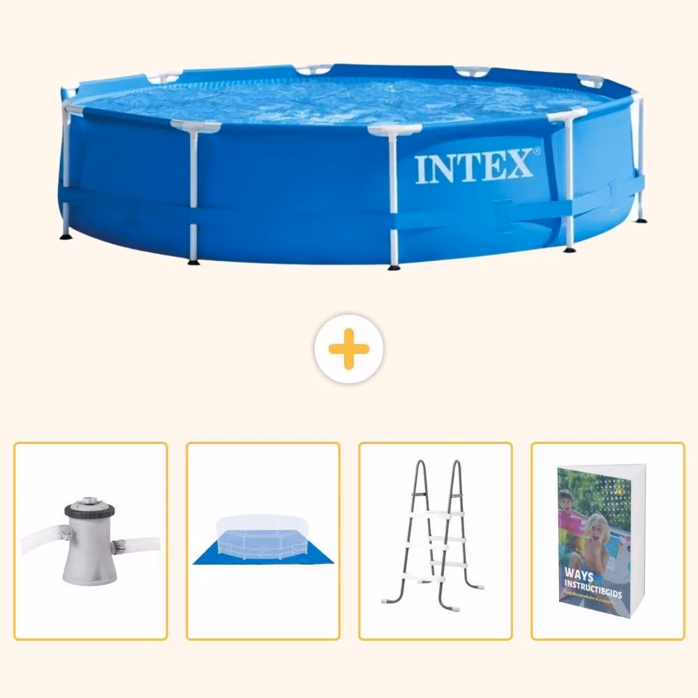 Piscina fuori terra autoportante - 305x76 cm - 5 pezzi - SCB122