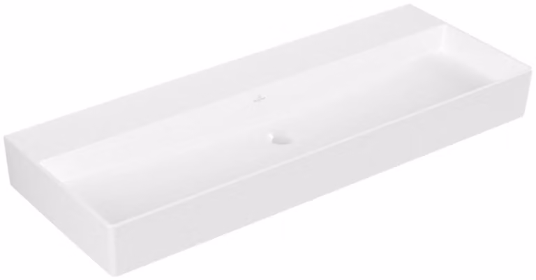 Villeroy & Boch Memento 2.0 lavabo mural, sans trou pour robinet, sans trop-plein, non rectifié, 1200x470mm, 4A22C3R1, 4A22C3R1