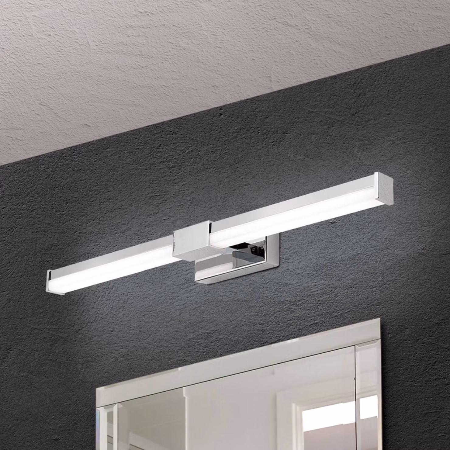 ORION Applique da parete Argo, Cromo / Argento, Bagno, Metallo, Moderno, Applique