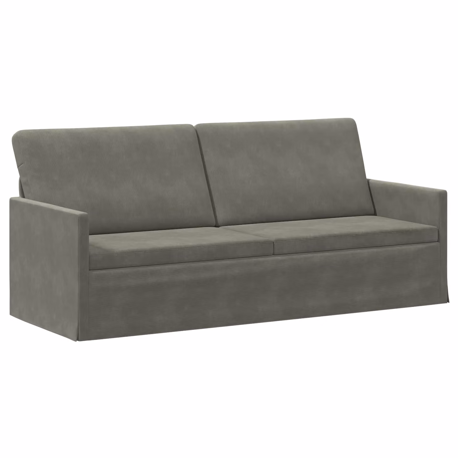 vidaXL Divano a 3 posti moderno in tessuto Grigio L: 190 cm, P: 81 cm, H: 82 cm