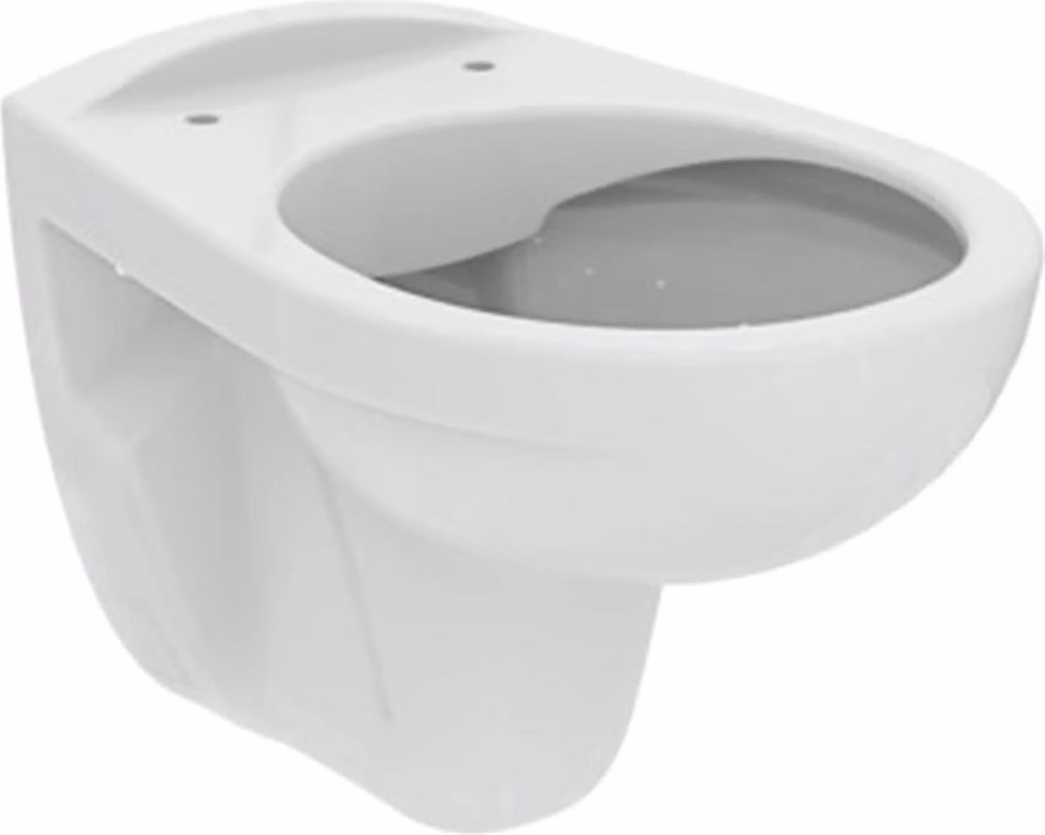 Ideal Standard Pacchetto combinato WC sospeso Eurovit, senza bordo, con chiusura ammortizzata, 355x520x350 mm, bianco, 1 pz.