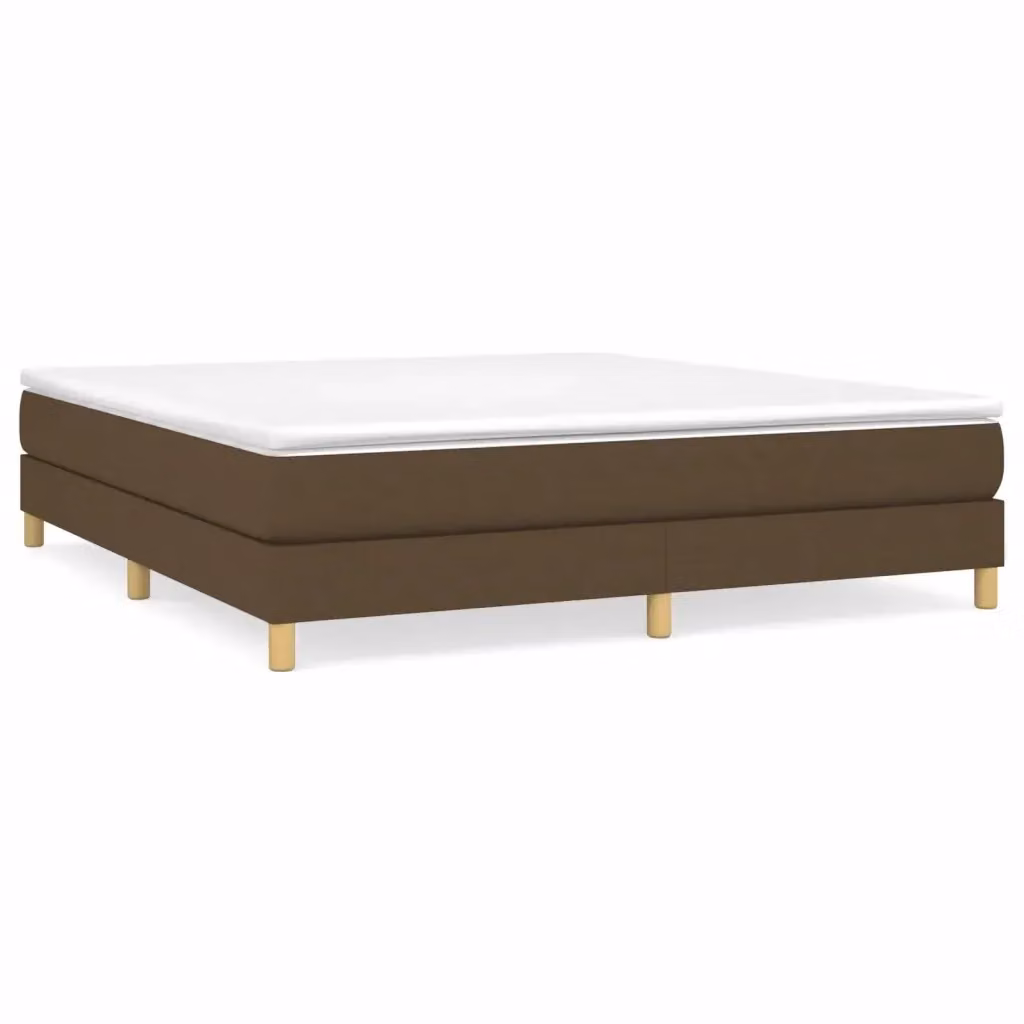 Struttura Letto a Rete a Molle Giroletto DESIGN IN Marrone Scuro L 180 x P 200 cm – 2
