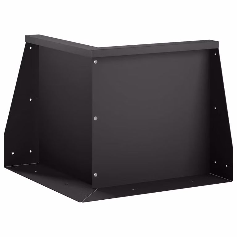 Letti rialzati da giardino vidaXL in acciaio nero L/P/H: 50 x 50 x 50 cm