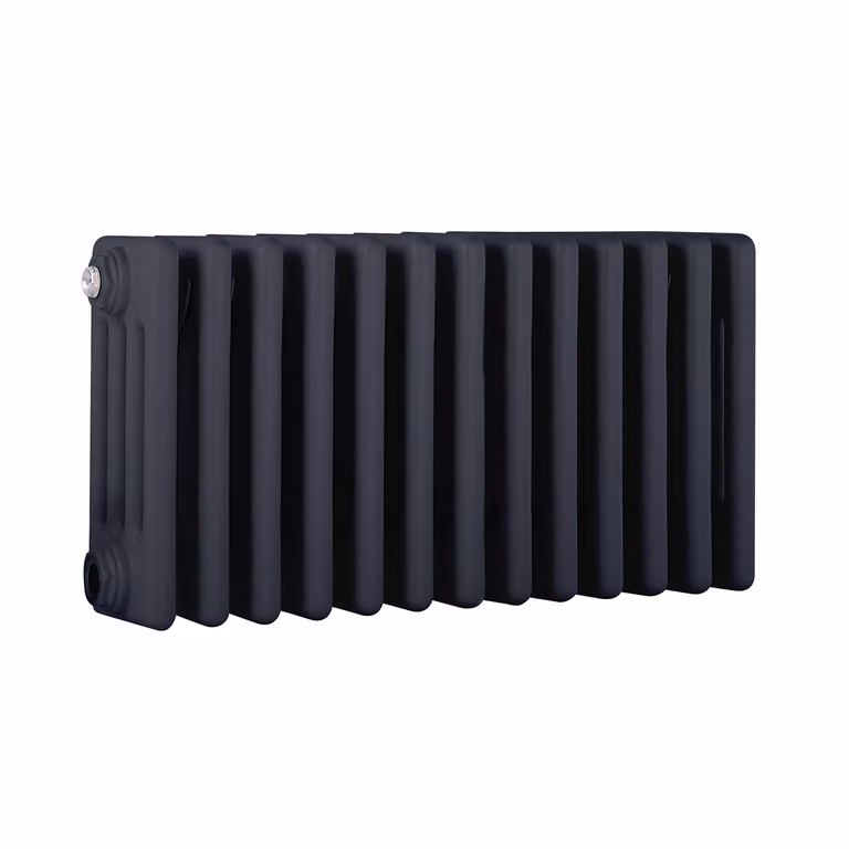 Radiatore Orizzontale a Colonne (4 Colonne) 300mm x 605mm - Blu (Regal Blu) - Regent