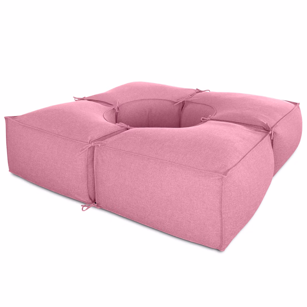 Salottino da esterno 4 moduli Rosa