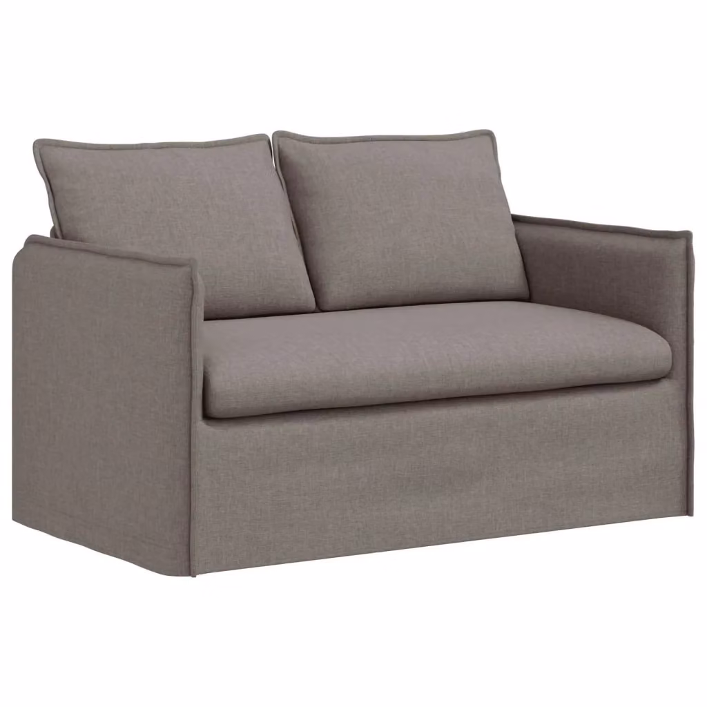 Divano Talpa vidaXL in tessuto moderno con coperture rimovibili, L: 136 cm, P: 82 cm, H: 85 cm – 2