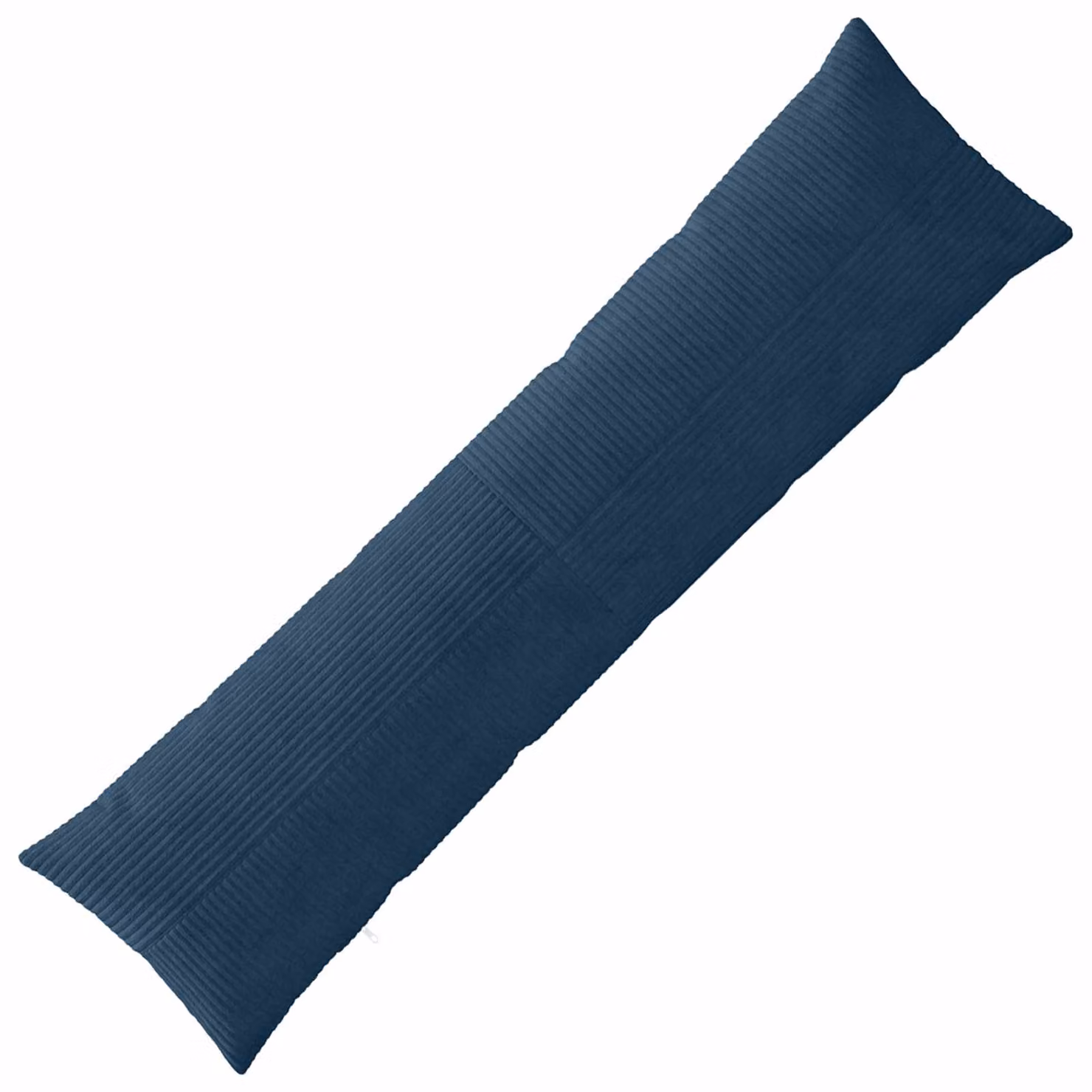 Federa vidaXL ALMELO in velluto a coste blu navy, L 145 x L 40 cm