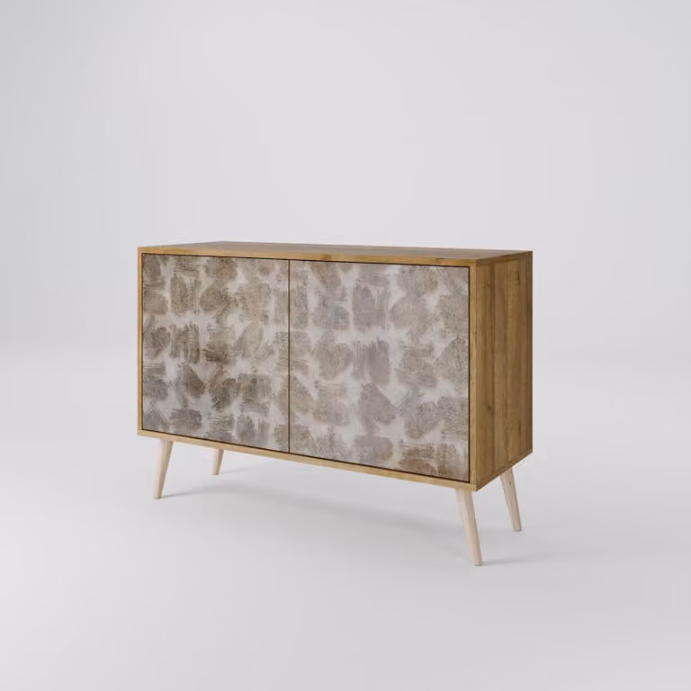 Cassettiera Spacerebels a 2 ante - credenza cassettiera - credenza alta - mobile guardaroba - soggiorno camera da letto - 57,5×111×42 (HxLxP)