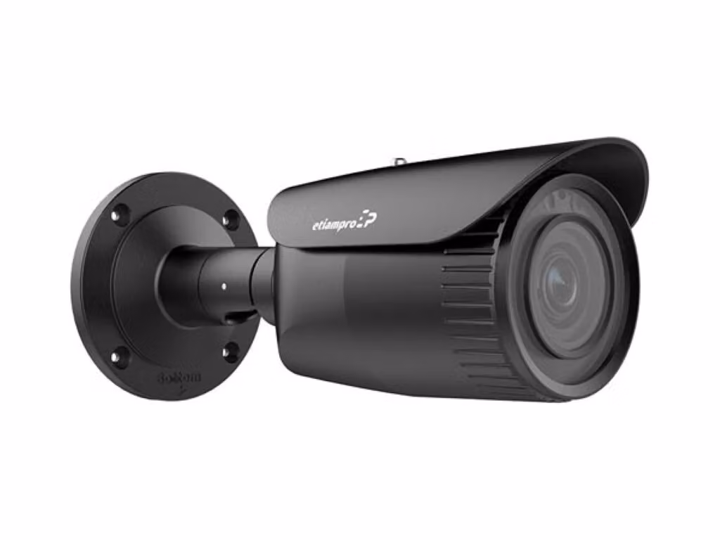 Telecamera IP 2 Mp - Tipo Bullet - Varifocale - Nera