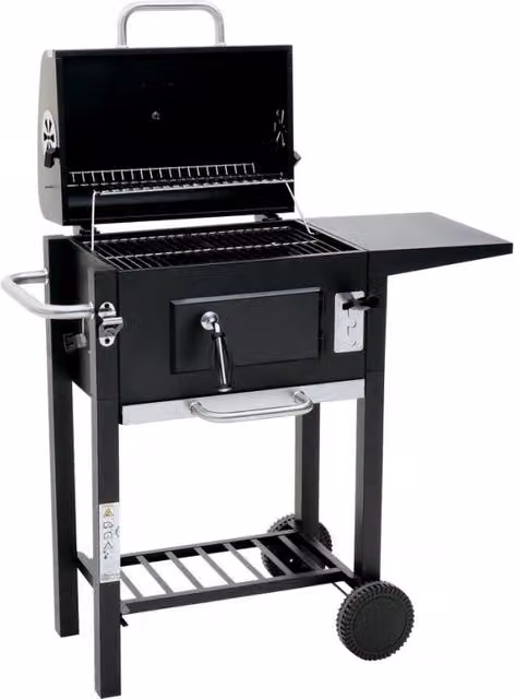 Barbecue a carbone Vicomte HABITAT ET JARDIN nero L: 92,5 cm, P: 46 cm, H: 123 cm – 1