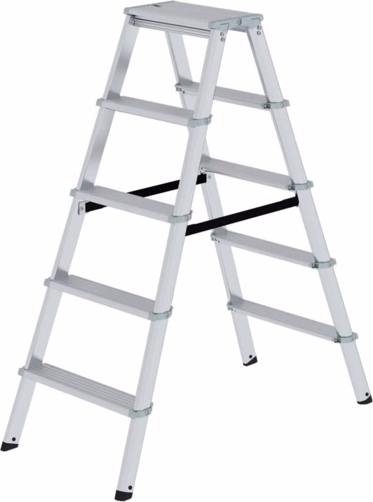 MUNK Stufen-Stehleiter beidseitig begehbar 2x5 Stufen