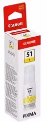 Inchiostro di ricarica Canon GI-51 Giallo per serie G