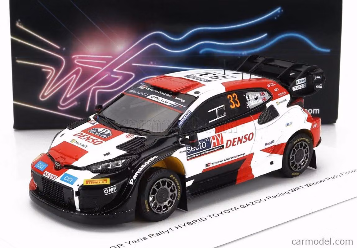 Spark, modello Rally1 33, anno 2023, scala 1:43, accessori per modellismo