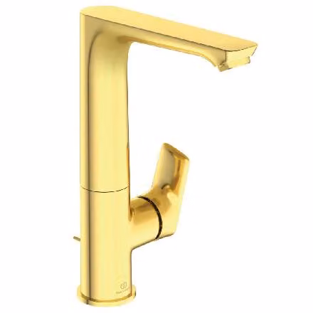 Ideal Standard miscelatore per lavabo Connect Air bocca alta, sporgenza 174 mm A7020A2 Oro spazzolato