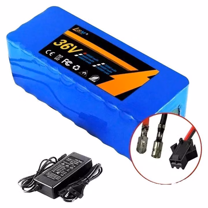 Batteria al litio, tensione 36V, capacità 60000mAh, connettore Bullet-SM