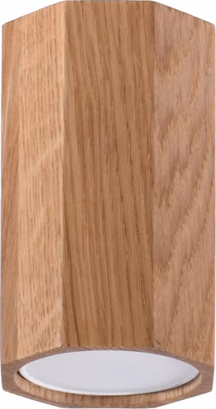 PLAFON LEHDO Lampada da soffitto in legno di quercia dimmerabile