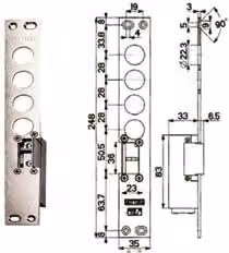 Contropiastre Elettriche Mottura 94077 28 Sx Colore Argento