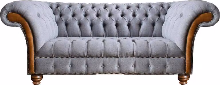 Luxus Modern Dreisitzer Sofa Couch Wohnzimmer Chesterfield Textil Möbel