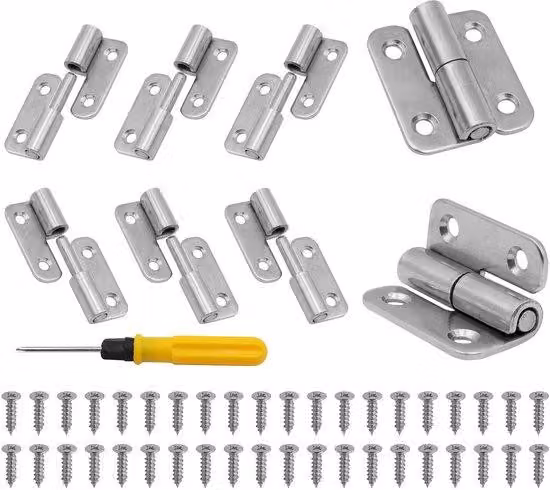 Cassetti regolabili - Acciaio antiaderente - 3,7 cm. Include 40 viti e 1 cacciavite