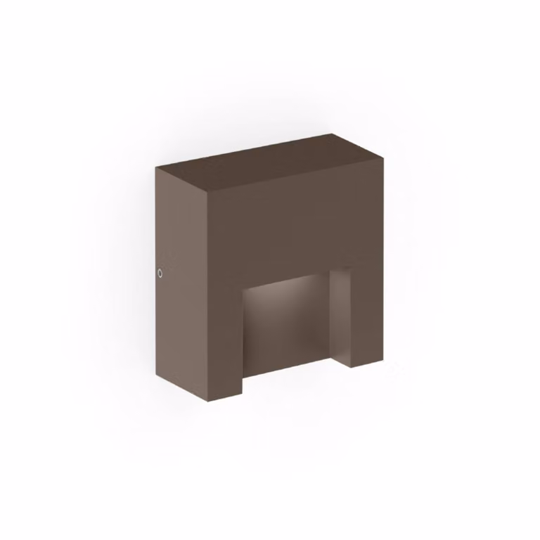 Wever & Ducré Lighting Applique da esterni Reto 0.8, dimmerabile, Bronzo / Ottone antico, Alluminio, Moderno, Applique da esterni