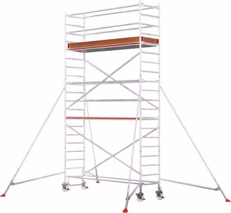 Ponteggio mobile con bracci - su ruote - 11.640 x 2.450 x 800 mm (A x L x P) - Hymer